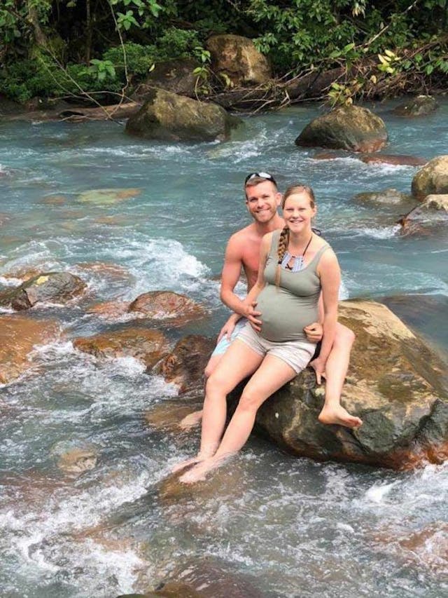 Baby Matthew’s parents refused abortion and spent time making memories when they believed their son would die before or at birth. Photo via Facebook. refused abortion, fetal diagnosis