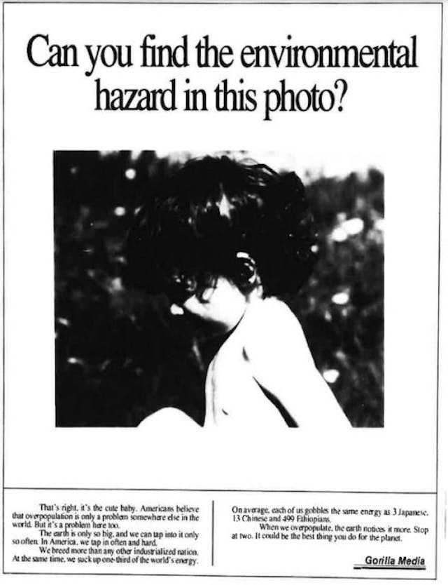 Screenshot from Tracy Stone-Manning’s 1992 gradute thesis. Children are an ‘environmental hazard,’ according to Biden nominee image