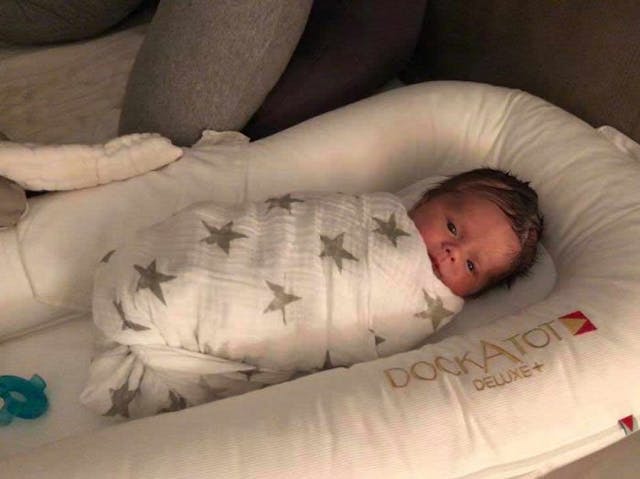 Baby Matthew is doing well after his parents refused abortion and then learned he had been misdiagnosed. Photo via Facebook.