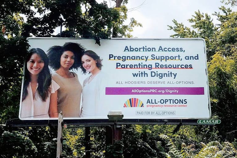 All Options abortion billboards
