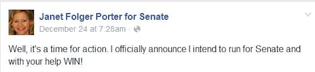 Janet Folger Porter for Senate