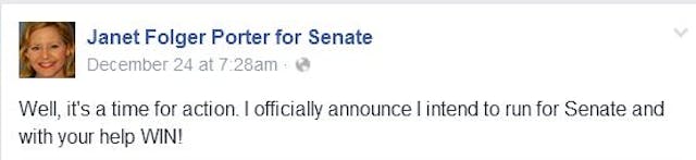 Janet Folger Porter for Senate