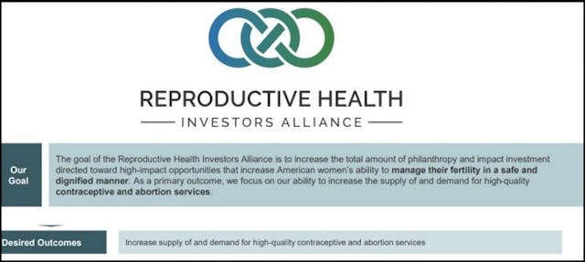 TARA Reproductive Health Investors Alliance Goal Image: TARA Reproductive Health Investors Alliance Goal