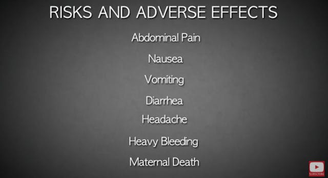Abortion pill risks and adverse effects Cecile Richards claims abortion pill ‘safer than Tylenol.’ She’s very wrong. image