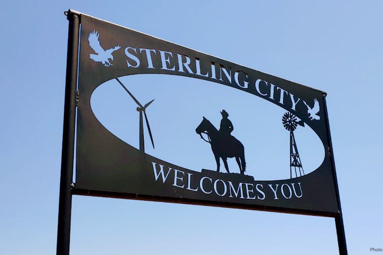 sterling city texas sign