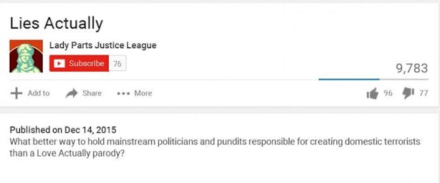 Lies Actually Lady Parts Justice