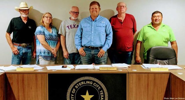 Mayor Lane Horwood and the Sterling City Council take a picture after the historic vote to outlaw abortion within their city limits (Photo: Mark Lee Dickson) Mayor Lane Horwood and the Sterling City Council take a picture after the historic vote to outlaw abortion within their city limits (Photo: Mark Lee Dickson)