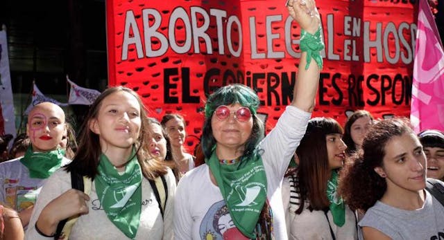 Abortion supporters wear the color green – which became associated with the greed of the abortion industry and financial pressure to legalize abortion. Shutterstock image. 5 things American pro-lifers can learn from Argentina’s pro-life victory image