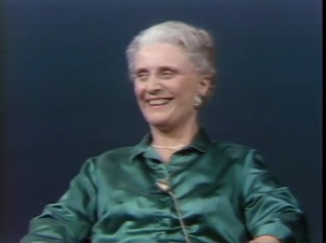 Mary S Calderone, former Planned Parenthood director (Image credit: Firing Line) Image: Mary S Calderone