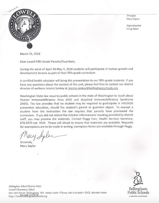 Washington school allows Planned Parenthood ‘educator’ to teach fifth grade sex ed image