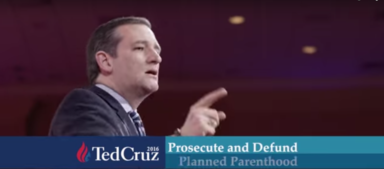 Ted Cruz, Planned Parenthood