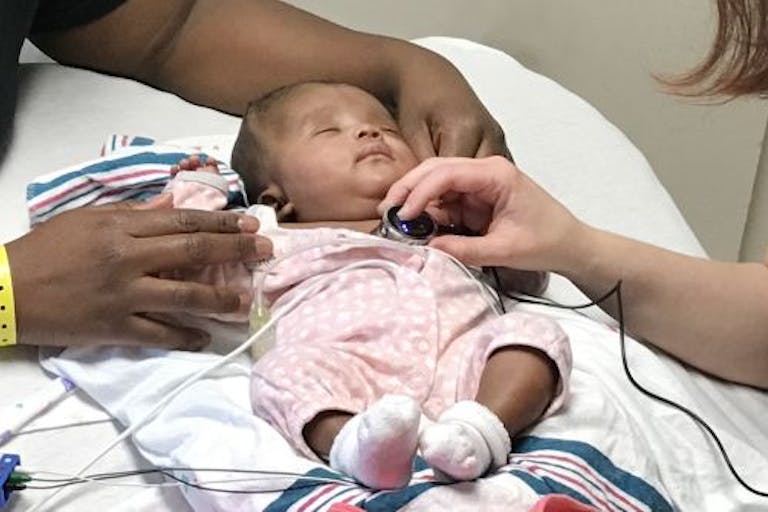 Baby Hazel, premature