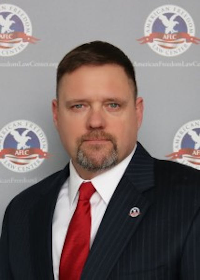 Pro-life attorney Robert J Muise (Image credit American Freedom Law Center) Image: Pro-life attorney Robert J Muise who is defending anti-abortion activists