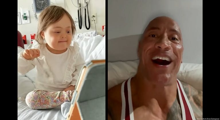 Dwayne Johnson, Down syndrome