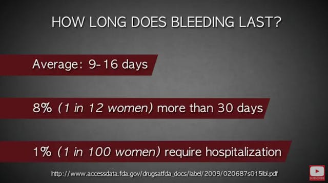 Screenshot from AbortionProcedures.com video on abortion pill Cecile Richards claims abortion pill ‘safer than Tylenol.’ She’s very wrong. image