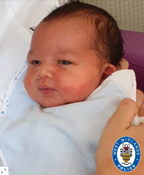 Baby George. Photo: West Midlands Police