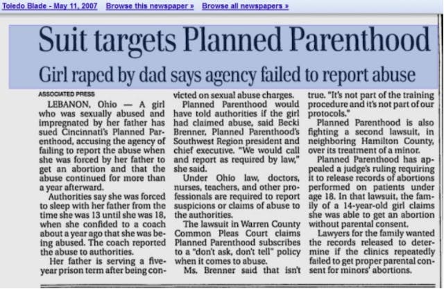 WATCH: Attorney describes Planned Parenthood’s appalling treatment of abuse victims image