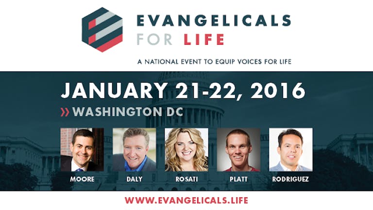 Evangelicals for Life Banner