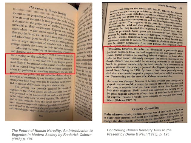 Abortion new name for eugenics according to Frederick Osborn Image: Abortion new name for eugenics according to Frederick Osborn
