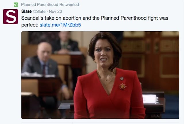 Scandal Mellie Grant Planned Parenthood Slate