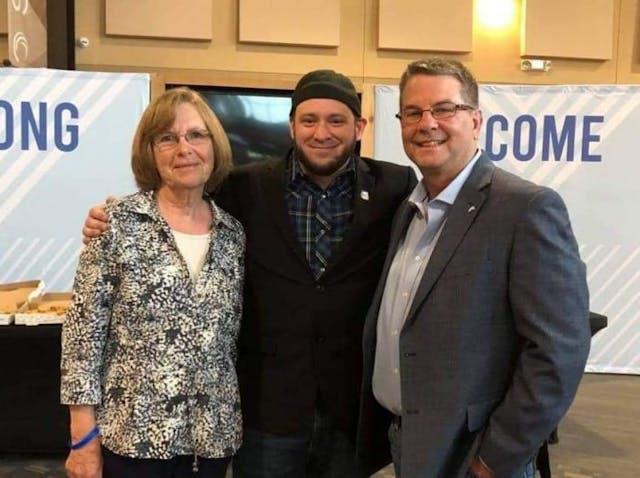 West Texas For Life member Dorothy Boyett, who led the initiating committee to get the ordinance on the ballot, takes a picture with Sanctuary Cities for the Unborn Initiative Founder Mark Lee Dickson and State Senator Charles Perry after hearing the news of the outcome of the vote for life. (Photo: Mark Lee Dickson) West Texas For Life member Dorothy Boyett, who led the initiating committee to get the ordinance on the ballot, takes a picture with Sanctuary Cities for the Unborn Initiative Founder Mark Lee Dickson and State Senator Charles Perry after hearing the news of the outcome of the vote for life. (Photo: Mark Lee Dickson)