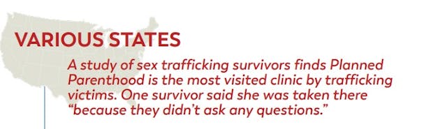 Image: Sex Trafficked victims taken to Planned Parenthood