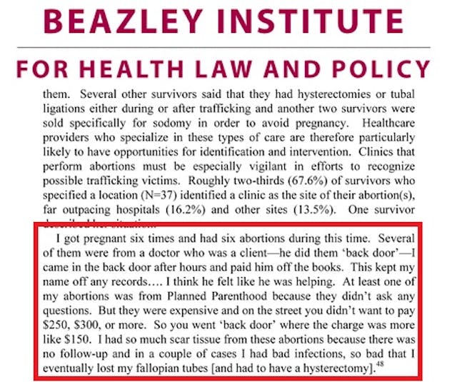 Image: Sex trafficked victims taken to Planned Parenthood because they didn't ask questions