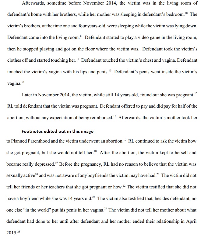 Image: court record: Lovell Charles Sharpe sexual assault victim taken to Planned Parenthood