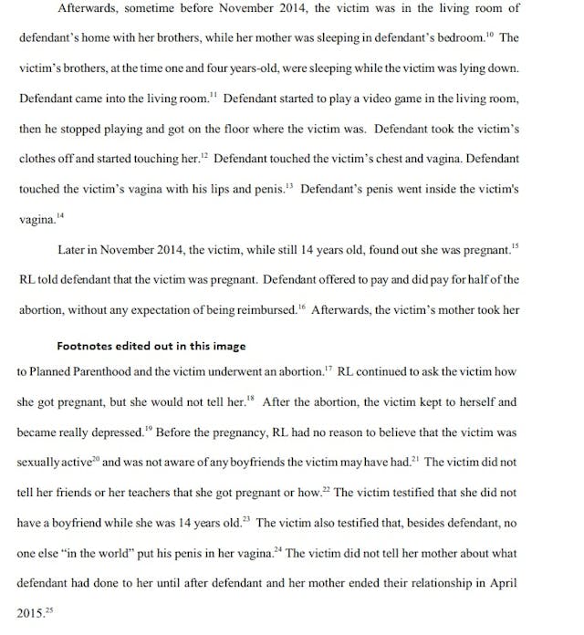 Lovell Charles Sharpe sexual assault victim taken to Planned Parenthood Image: court record: Lovell Charles Sharpe sexual assault victim taken to Planned Parenthood