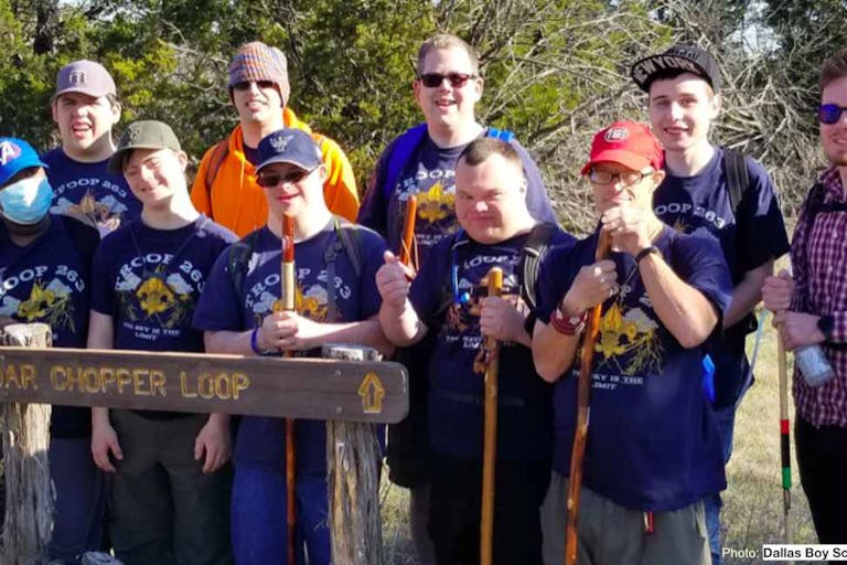 boy scout, Down syndrome