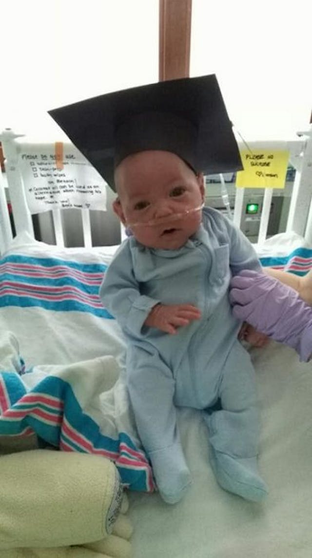 Baby Benson graduates from the NICU after being born at 22 weeks and 5 days gestation. Baby Benson graduates from the NICU after being born at 22 weeks and 5 days gestation.