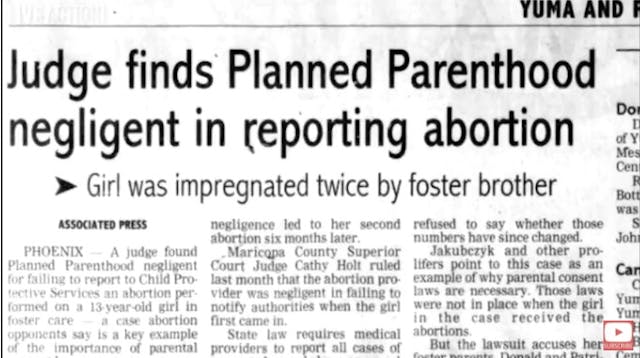 Planned Parenthood Arizona failed to report sexual abuse Shawn M Stevens case Image: Planned Parenthood Arizona failed to report sexual abuse Shawn M Stevens case