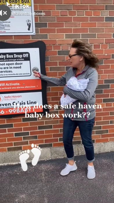 Viral TikTok shows how Safe Haven Baby Boxes save lives image