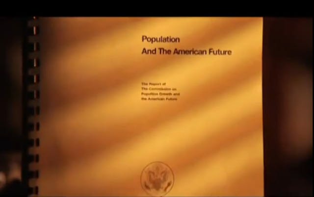 Nixon’s Commission on Population and the American Future (Image credit: Maafa21) planned parenthood