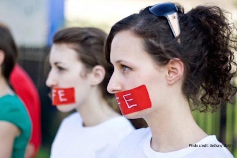 Students stand for life