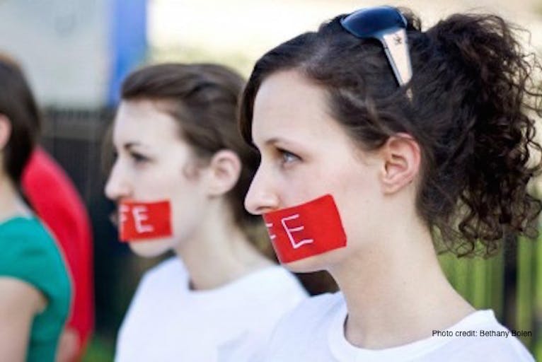 Students stand for life