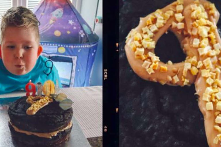 noah wall ninth birthday instagram