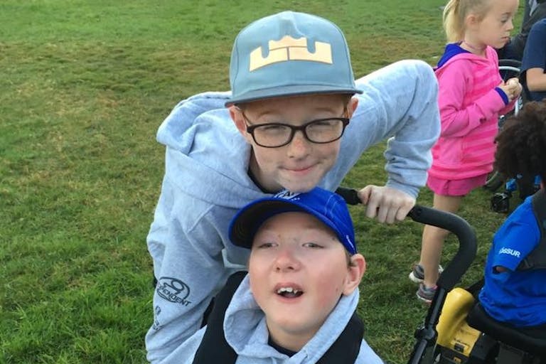 Triathlon brothers Noah and Lucas Aldrich