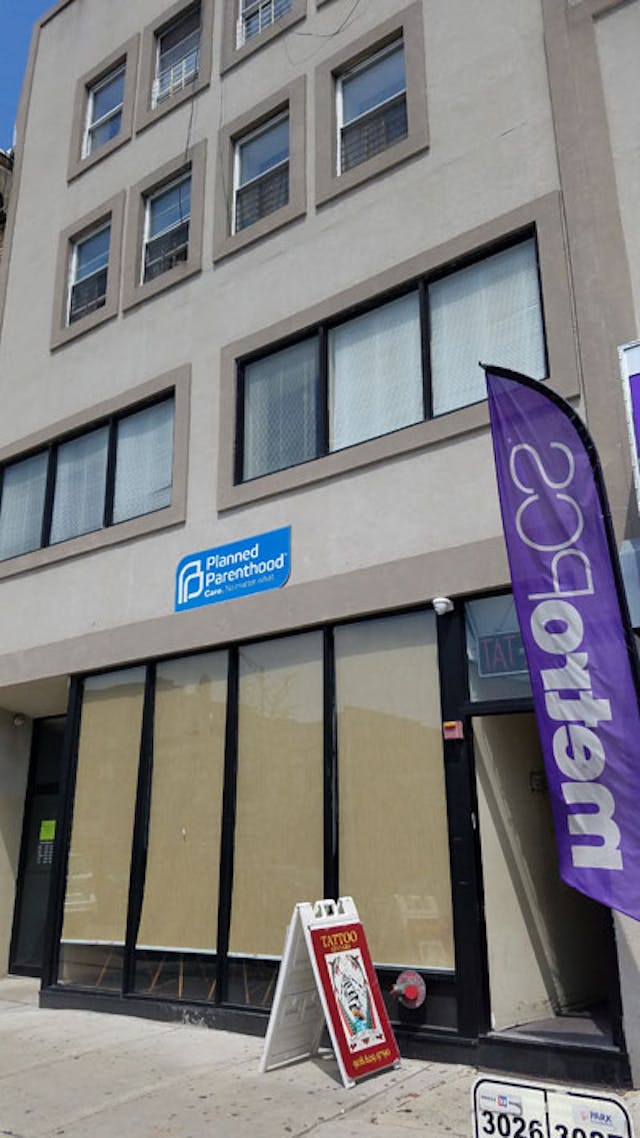 New (much smaller) Planned Parenthood building Planned Parenthood