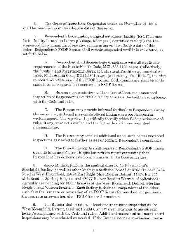 Kalo Southfield abortion clinic reopen 2