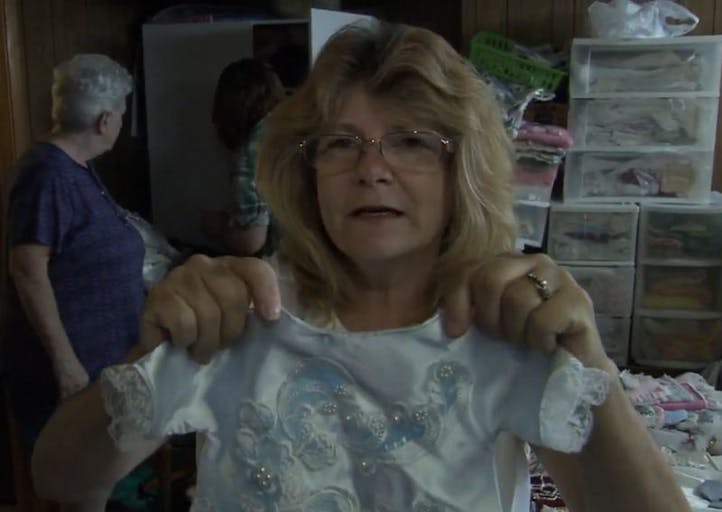 Angel Gowns baby burial gowns