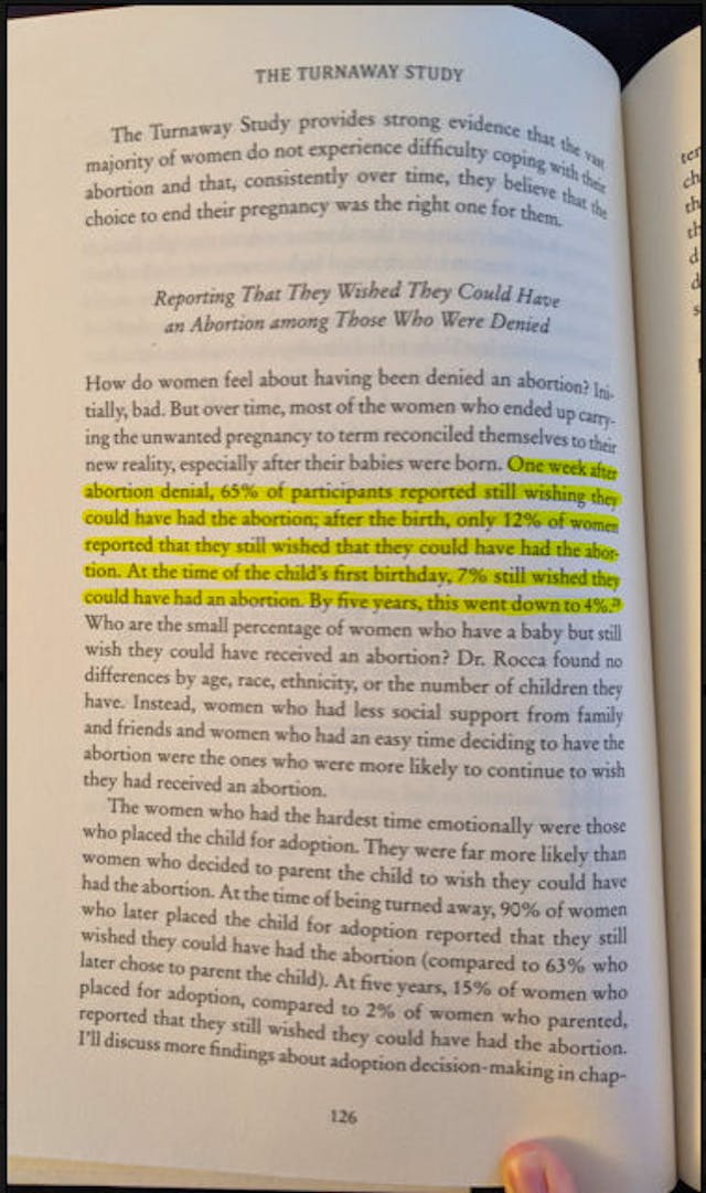 The media’s reporting on the abortion Turnaway Study left out some important findings image