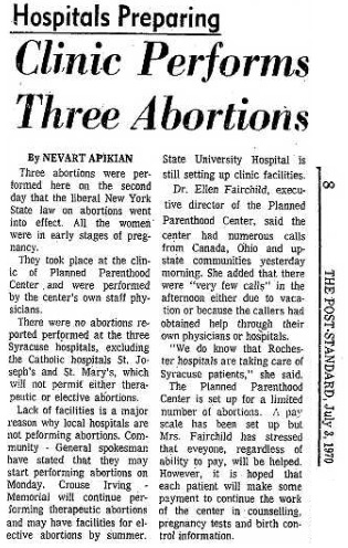 Image of article on Planned Parenthood