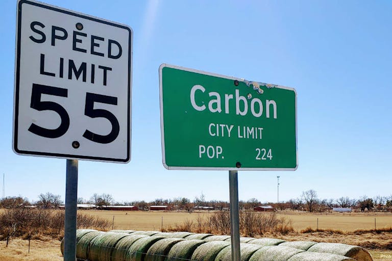 carbon tx sign