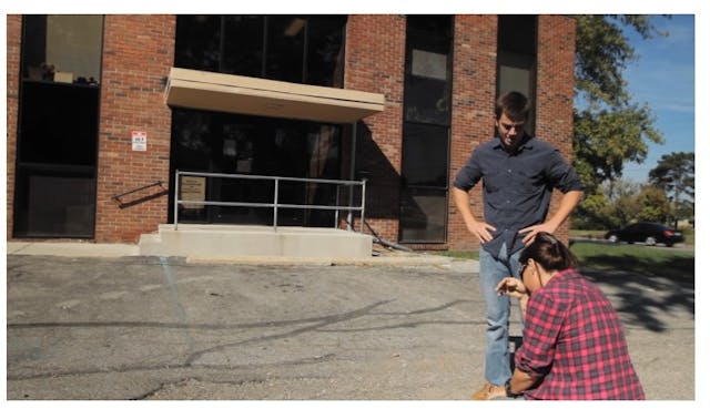 David and Melissa go to the abortion facility together, again. (Image: “I Lived on Parker Avenue.”) Image: David and Melissa go to abortion clinic