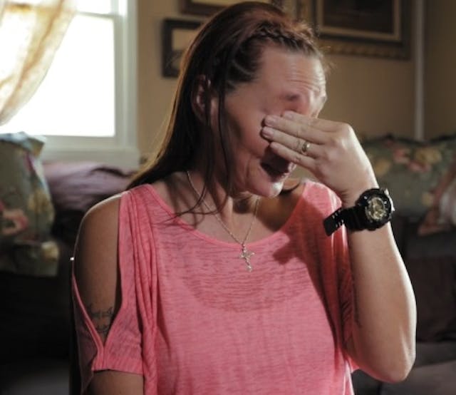 Melissa Coles recalls leaving the abortion facility (Image credit: “I Lived”) Image: Melissa Coles recounts leaving abortion clinic