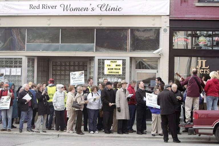 Fargo Red River Womens Clinic Pro-Life Protest