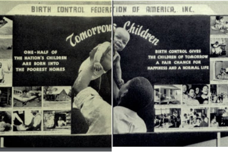 Image: Planned Parenthood Federation of America, Birth control pamphlet, circa 1940s (Image: Smith Libraries Exhibits, pamphlet images)