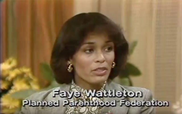 Faye Wattleton first Black president Planned Parenthood Image: Faye Wattleton