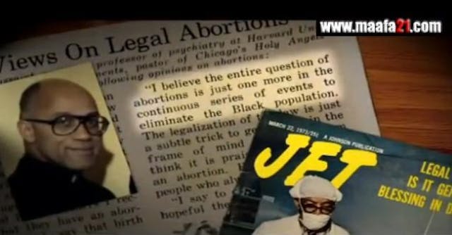 Blacks opposed abortion as Black Genocide Maafa21 Image: Maafa21 Black Genocide and abortion